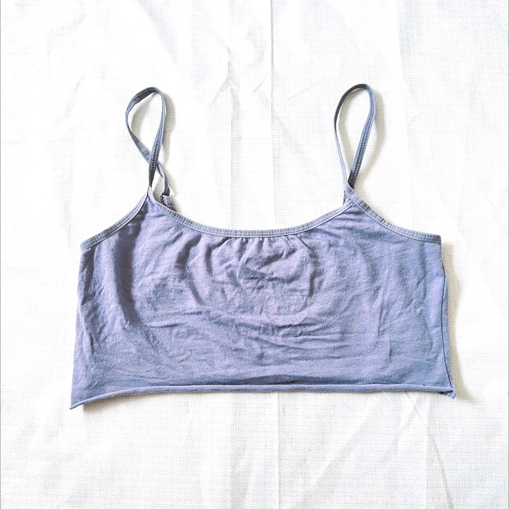 Purple Tank Top Spagetti Strap